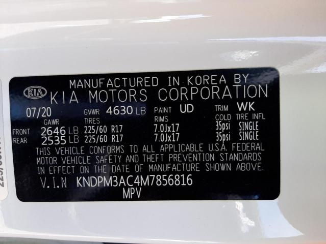 KNDPM3AC4M7856816 KIA Sportage Lx