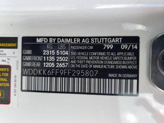 2015 MERCEDES-BENZ E 400 - WDDKK6FF9FF295807