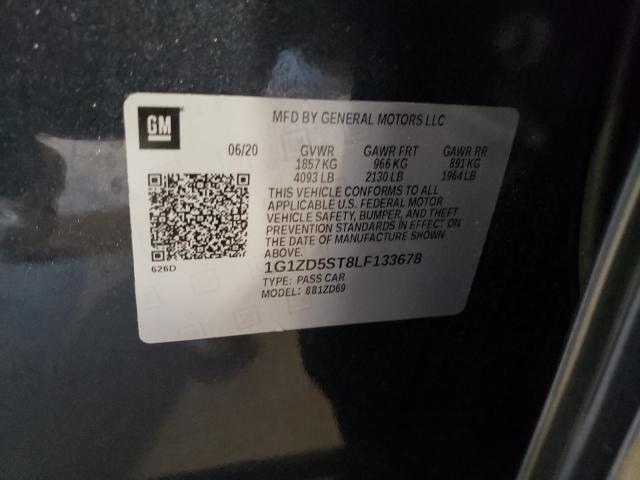 2020 CHEVROLET MALIBU L 1G1ZD5ST8LF133678