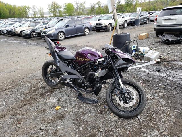 Salvage motorcycles for sale at Marlboro, NY auction: 2023 Yamaha YZFR3 A