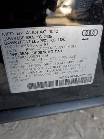 VIN WA1CFAFP4DA025788 2013 Audi Q5, Premium no.14