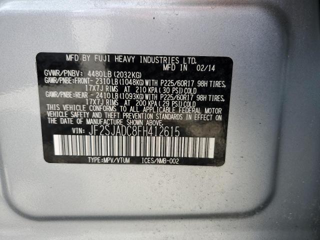 JF2SJADC8FH412615 Subaru Forester 2.5i Premium