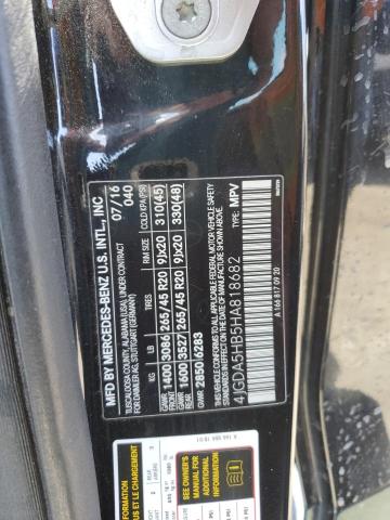 4JGDA5HB5HA818682 Mercedes-Benz Gle 350 4matic