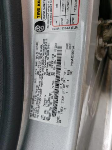 3FADP4BJ4GM150216 Ford FIESTA SE
