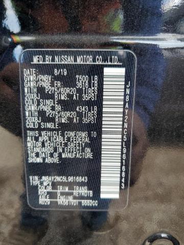 JN8AY2NC5L9616843 Nissan ARMADA SV