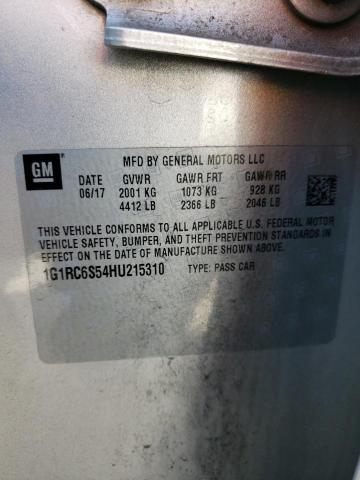 VIN 1G1RC6S54HU215310 2017 Chevrolet Volt, LT no.12