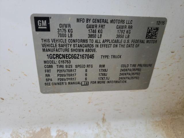 1GCRCNEC6GZ167046 Chevrolet Silverado C1500