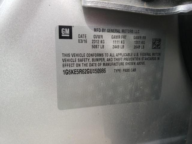 1G6KE5R62GU150986 Cadillac CT6 LUXURY