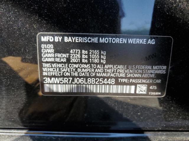 2020 BMW 330XI - 3MW5R7J06L8B25448
