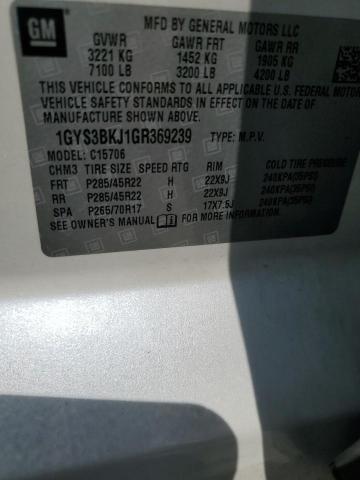2016 CADILLAC ESCALADE L - 1GYS3BKJ1GR369239