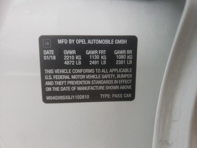 2018 BUICK REGAL TOUR - W04GV8SX8J1102810
