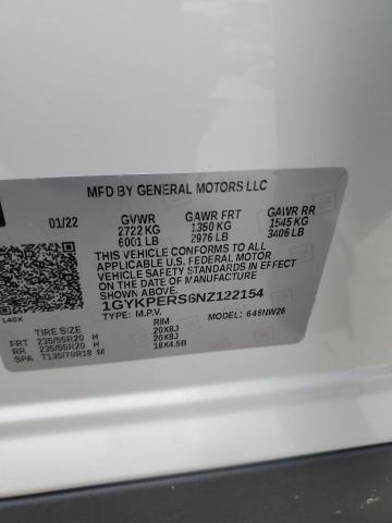 2022 CADILLAC XT6 PLATIN - 1GYKPERS6NZ122154
