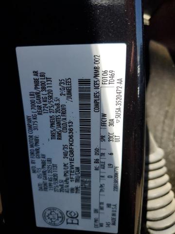 1FTEW1EG8FKD63613 Ford F150 Supercrew