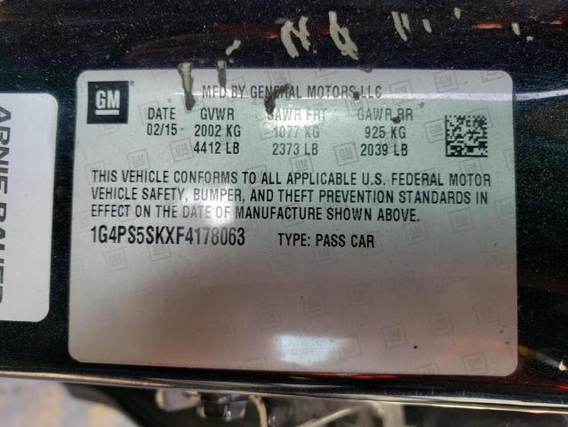 1G4PS5SKXF4178063 Buick Verano