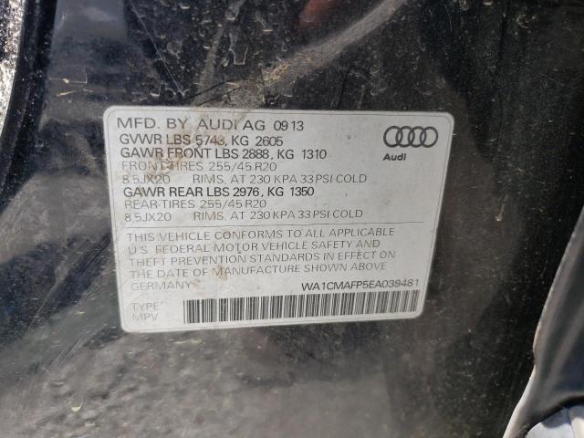 VIN WA1CMAFP5EA039481 2014 Audi Q5, Tdi Premium Plus no.13