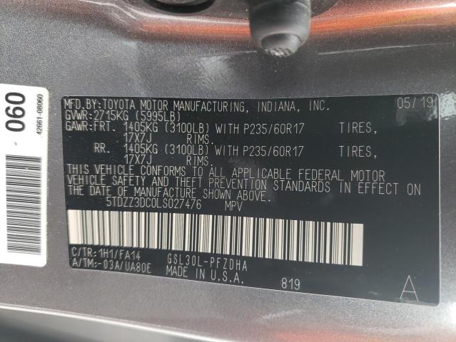 2020 TOYOTA SIENNA L - 5TDZZ3DC0LS027476