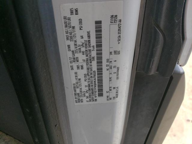 2017 FORD TRANSIT T- - 1FTYE1YM2HKA75025