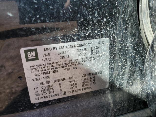 KL4CJFSB7GB711599 Buick Encore Convenience