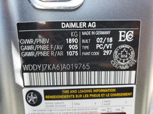 2018 MERCEDES-BENZ AMG GT R - WDDYJ7KA6JA019765