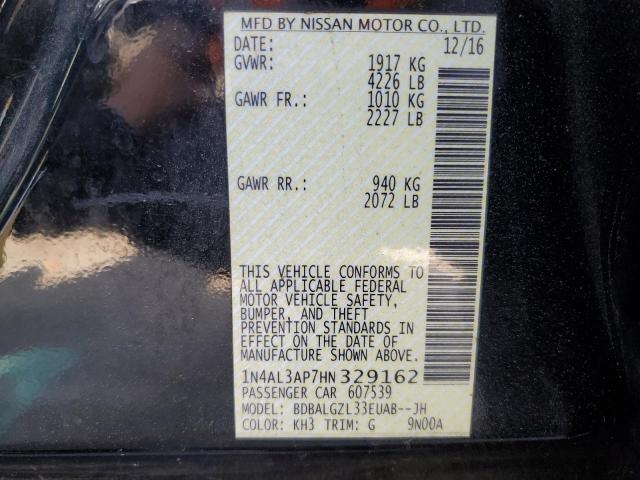 1N4AL3AP7HN329162 Nissan ALTIMA 2.5