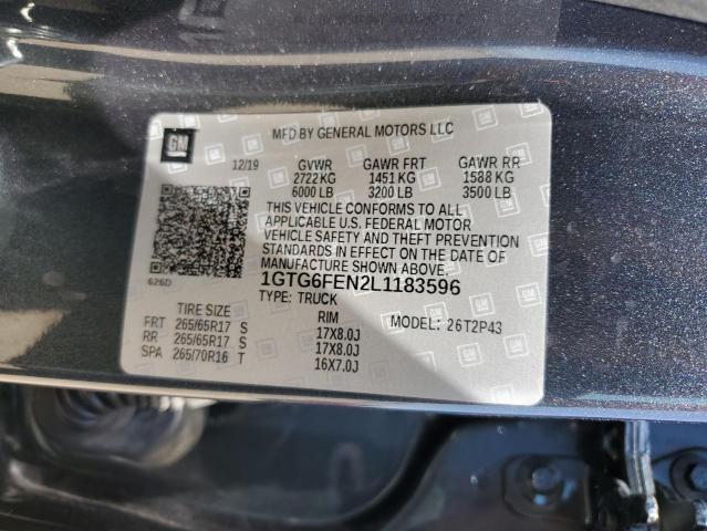 1GTG6FEN2L1183596 GMC Canyon All Terrain