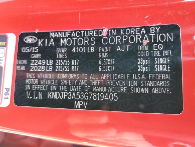KNDJP3A53G7819405 KIA SOUL +