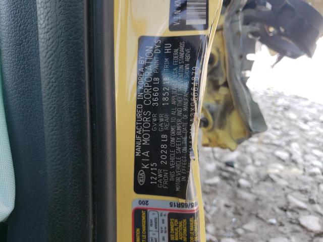 KNADM4A3XG6664879 KIA RIO LX
