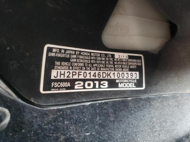 2013 HONDA FSC600 A - JH2PF0146DK100393