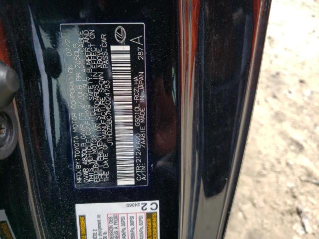 2021 LEXUS RC 350 BAS - JTHDZ5BC7M5024783