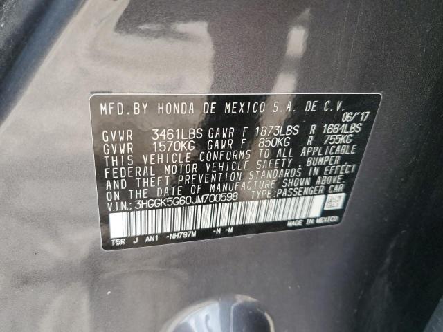 2018 HONDA FIT SPORT - 3HGGK5G60JM700598