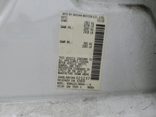 1N4BL4BV5KN325237 Nissan ALTIMA S