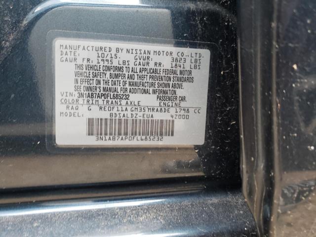 3N1AB7AP0FL685232 Nissan SENTRA S