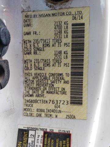 1N6BD0CT3EN763723 Nissan FRONTIER S