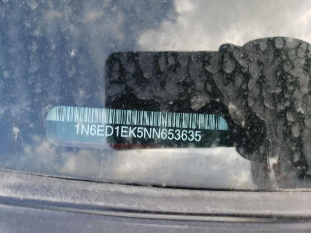 1N6ED1EK5NN653635 Nissan FRONTIER S
