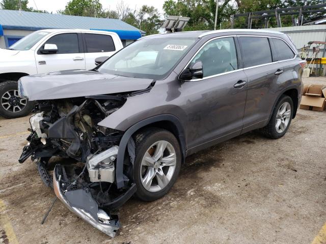 VIN 5TDDKRFH3ES026741 2014 Toyota Highlander, Limited no.1