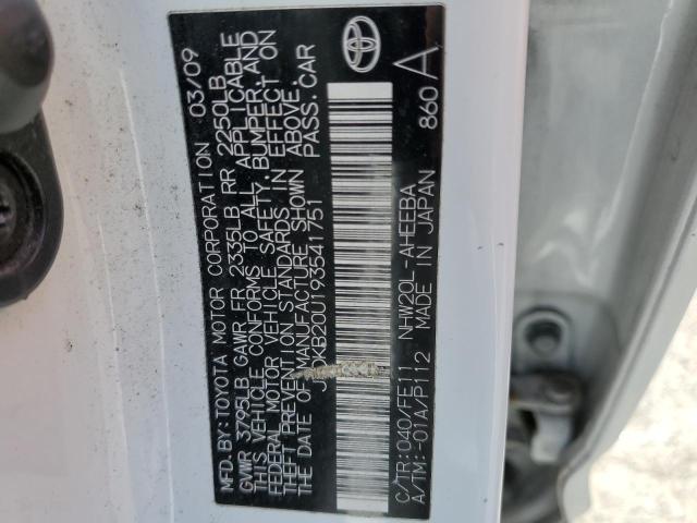 2009 Toyota Prius VIN: JTDKB20U193541751 Lot: 52605693