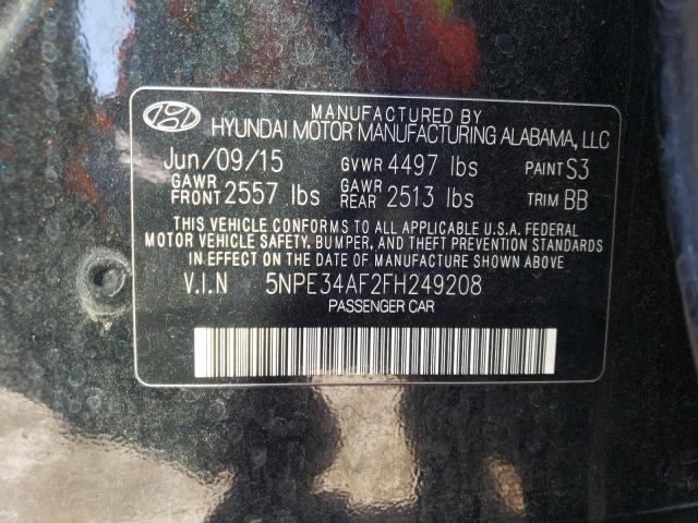 5NPE34AF2FH249208 Hyundai Sonata Sport