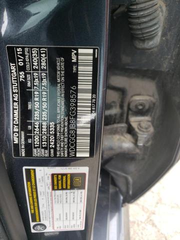 2015 MERCEDES-BENZ GLK 350 4M - WDCGG8JB8FG398576