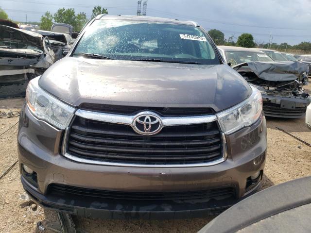 VIN 5TDJKRFH2ES035420 2014 Toyota Highlander, Xle no.5