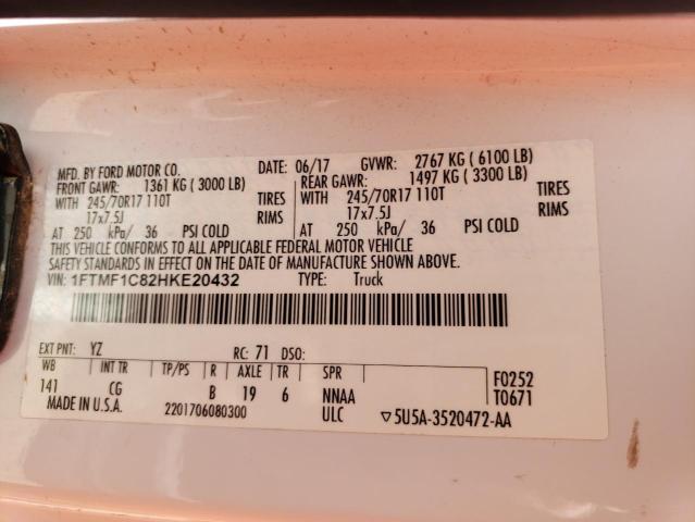 1FTMF1C82HKE20432 Ford F150