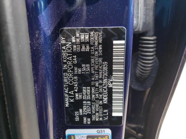 2022 KIA SELTOS NIG KNDEUCA28N7303859