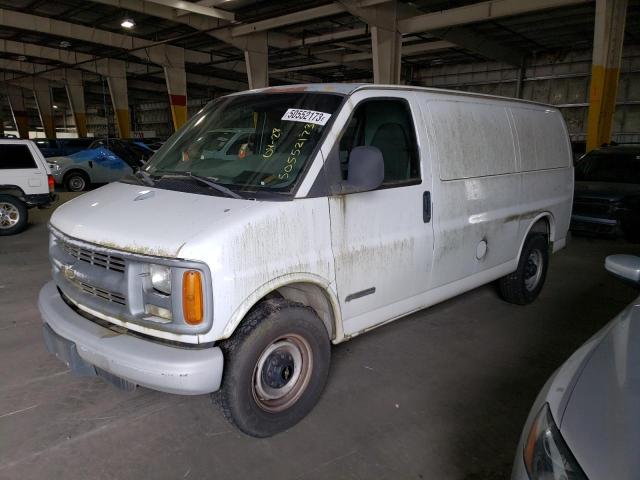 Salvage cars for sale from Copart Woodburn, OR: 2002 Chevrolet Express G2500