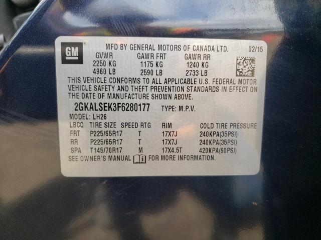 2GKALSEK3F6280177 GMC Terrain Slt