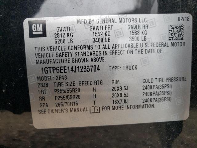 2018 GMC CANYON DEN - 1GTP6EE14J1235704