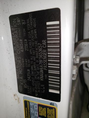 KNAGM4A78F5653657 KIA Optima Lx