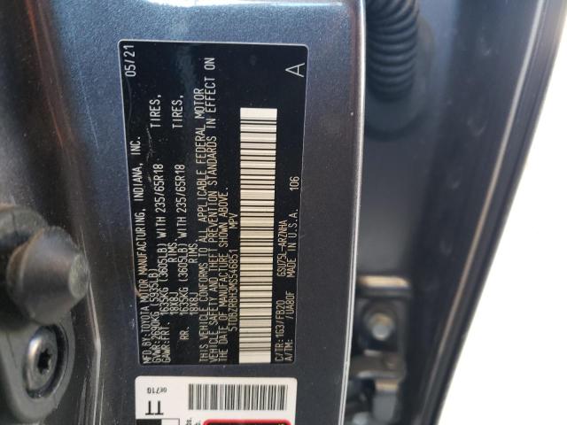 5TDBZRBH3MS546851 Toyota Highlander L
