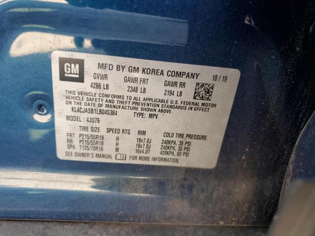 KL4CJASB1LB045384 Buick Encore Preferred