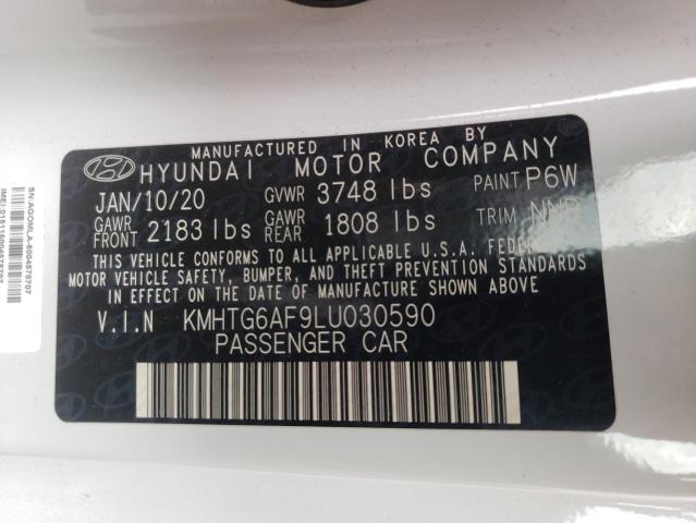 2020 HYUNDAI VELOSTER B - KMHTG6AF9LU030590