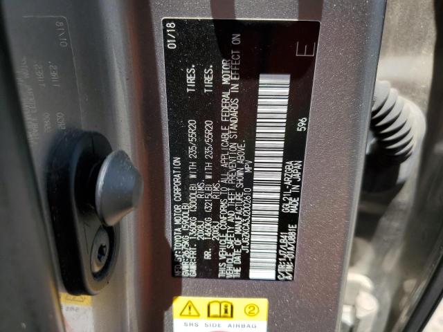 2018 LEXUS RX 350 L - JTJGZKCA3J2002610