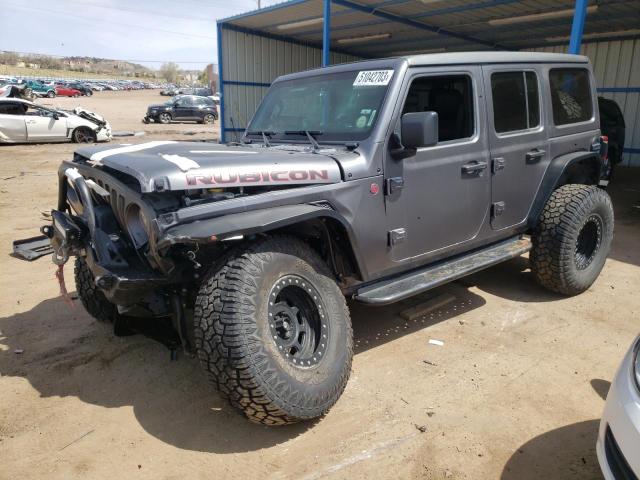 Salvage cars for sale from Copart Colorado Springs, CO: 2019 Jeep Wrangler Unlimited Rubicon